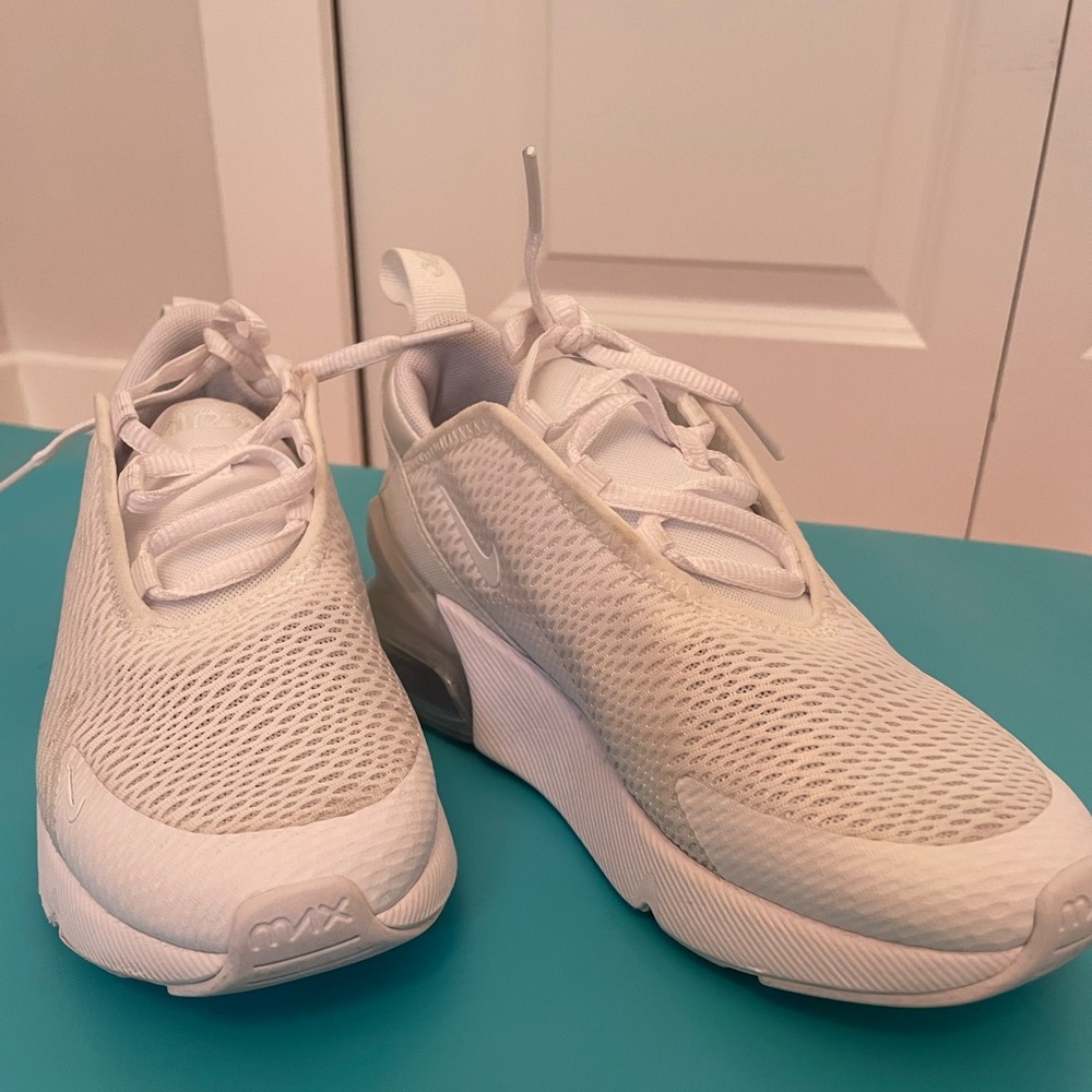 White girls Nike sneakers air max